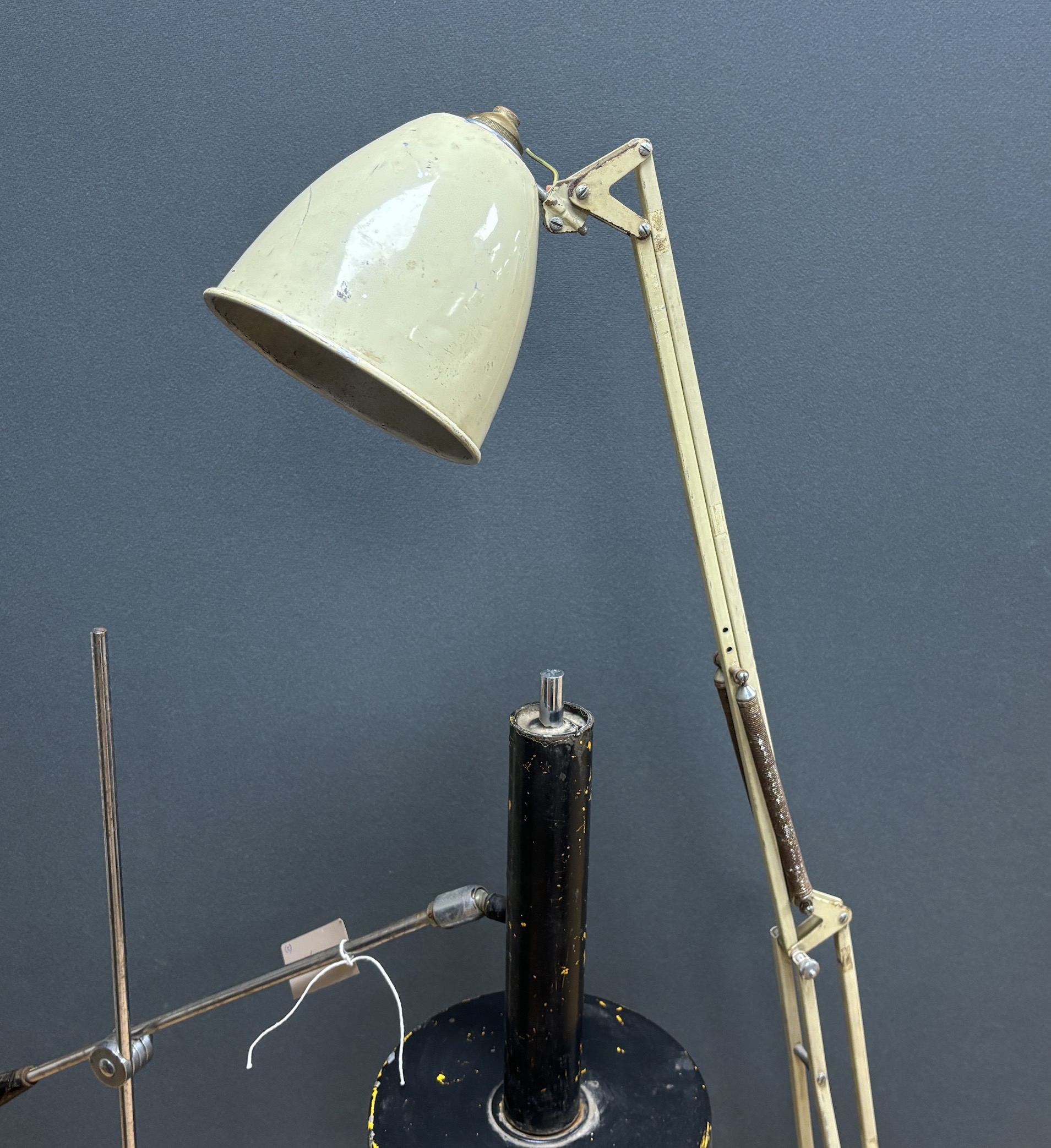 Two mid-century adjustable floor lamps; an Anglepoise 1209 and another